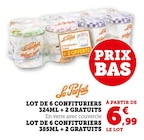 Lot de 6 confituriers 324ml + 2 gratuits - La Parfait en promo à 6,99 € chez Super U Lot de 6 confituriers 324ml + 2 gratuits - La Parfait dans le catalogue Super U