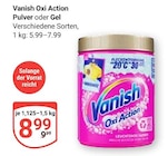 Aktuelle Waschmittel Angebote bei GLOBUS in Erlangen Aktuelles Oxi Action Pulver oder Gel Angebot bei GLOBUS in Erlangen ab 8,99 €