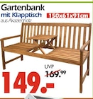 Gartenbank mit Klapptisch im Angebot bei Wreesmann in Weimar Gartenbank mit Klapptisch Angebote bei Wreesmann Weimar für 149,00 €