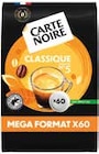 Le 2ème à -60% sur la gamme des dosettes x 60 «méga format» carte noire - CARTE NOIRE dans le catalogue Supermarchés Match