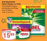 Waschmittel Pulver im Angebot bei GLOBUS in Braunschweig Waschmittel Pulver Angebote von Ariel bei GLOBUS Braunschweig für 15,99 €