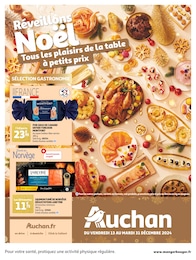 Catalogue Supermarchés Auchan Hypermarché en cours à Limoux et alentours, Réveillons Noël : Tous les plaisirs de la table à petits prix, 36 pages, 13/12/2024 - 31/12/2024