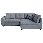 ECKSOFA Blaugrau Plüsch Zierkissen, Rückenkissen, Schlaffunktion, Rücken echt Angebot im XXXLutz Möbelhäuser Prospekt ECKSOFA Blaugrau Plüsch Zierkissen, Rückenkissen, Schlaffunktion, Rücken echt im XXXLutz Möbelhäuser Prospekt zum Preis von 799,00 €