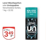 Aktuelle Lenor Angebote bei GLOBUS in Duisburg Aktuelles Wäscheparfum oder Unstoppables Angebot bei GLOBUS in Duisburg ab 3,49 €