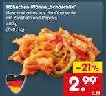 Aktuelles Hähnchen-Pfanne 'Schaschlik' Angebot bei Netto Marken-Discount in Heidelberg ab 2,99 €