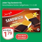 Aktuelles Sandwich-Eis Angebot bei GLOBUS in Bochum ab 1,79 €