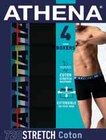 Lot de 4 boxers stretch - ATHENA en promo chez Intermarché Nantes à 16,90 €