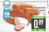 Bayerische Lyoner im EDEKA Prospekt Bayerische Lyoner von im aktuellen EDEKA Prospekt für 0,89 €