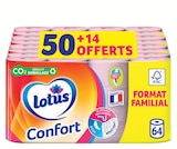 Papier hygiénique confort rose - LOTUS en promo à 16,71 € chez Intermarché Super Papier hygiénique confort rose - LOTUS dans le catalogue Intermarché Super