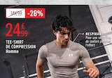Tee-shirt de compression - UNDER ARMOUR en promo chez Intersport Tee-shirt de compression - UNDER ARMOUR dans le catalogue Intersport