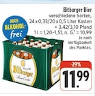 Bier im Angebot bei nah und gut in Würzburg Bier Angebote von Bitburger bei nah und gut Würzburg für 11,99 €