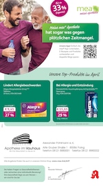 mea - meine apotheke Apotheken Prospekt der aktuellen Woche mit 4 Seiten, gültig von 01.04.2026 bis 30.04.2026, in Zorneding und Umgebung Aktueller mea - meine apotheke Apotheken Prospekt in Zorneding und Umgebung, "Unsere April-Angebote" mit 4 Seiten, 01.04.2026 - 30.04.2026