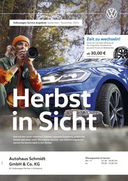 Volkswagen Prospekt für Schwerte: "Herbst in Sicht", 1 Seite, 01.09.2023 - 30.11.2023