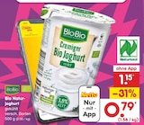 Aktuelle Joghurt Angebote bei Netto Marken-Discount in Nürnberg Aktuelles Cremiger Bio Joghurt mild Angebot bei Netto Marken-Discount in Nürnberg ab 0,79 €