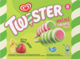 MINI GLACE À L'EAU ANANAS FRAISE CITRON TWISTER - MIKO - Auchan Hypermarché à Grasse MINI GLACE À L'EAU ANANAS FRAISE CITRON TWISTER - MIKO en promo chez Auchan Hypermarché Grasse à 3,49 €