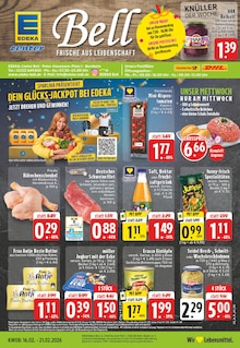 EDEKA Prospekt der Woche "Aktuelle Angebote" Seite 1, 16.02.2026 bis 21.02.2026 für Bornheim Aktueller EDEKA Prospekt "Aktuelle Angebote" Seite 1 von 30 Seiten für Bornheim