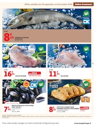 Prix et réduction Saumon dans le prospectus Auchan Hypermarché en cours Offre Saumon dans le catalogue Auchan Hypermarché du moment à la page 15