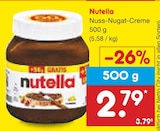 Nuss-Nugat-Creme im Angebot bei Netto Marken-Discount in Lemgo Nuss-Nugat-Creme Angebote von Nutella bei Netto Marken-Discount Lemgo für 2,79 €