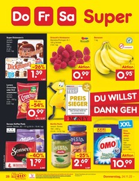 Netto Marken-Discount Prospekt: "Super Wochenende", 13 Seiten, 24.11.2022 - 26.11.2022