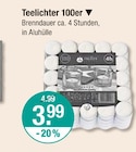 Teelichter 100er von müller im aktuellen V-Markt Prospekt für 3,99 €
