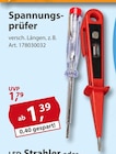 Sonderpreis Baumarkt Duderstadt - Spannungsprüfer Angebot im Prospekt Spannungsprüfer bei Sonderpreis Baumarkt im Duderstadt Prospekt für 1,39 €
