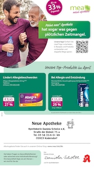 mea - meine apotheke Prospekt Unsere April-Angebote mit 4 Seiten