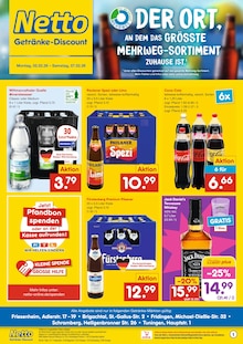 Aktueller Netto Marken-Discount Prospekt (Brigachtal, 6 Seiten zum blättern Netto Marken-Discount Prospekt DER ORT, AN DEM DU IMMER AUSGEZEICHNETE PREISE FINDEST. mit 6 Seiten
