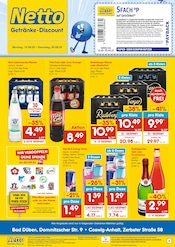 Aktueller Netto Marken-Discount Discounter Prospekt in Bad Düben und Umgebung, "DER ORT, AN DEM DU IMMER AUSGEZEICHNETE PREISE FINDEST." mit 2 Seiten, 15.09.2025 - 20.09.2025
