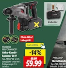 Akku-Kombihammer 20 V Angebote von PARKSIDE PERFORMANCE bei Lidl Villingen-Schwenningen für 59,99 €