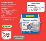 Raumentfeuchter Compact im Angebot bei GLOBUS in Maintal Raumentfeuchter Compact Angebote von Humydry bei GLOBUS Maintal für 3,99 €