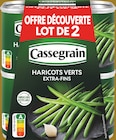 Haricots verts extra-fins - CASSEGRAIN en promo chez Intermarché Haricots verts extra-fins - CASSEGRAIN dans le catalogue Intermarché