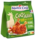 Coq ailes nature - MAITRE COQ en promo chez Carrefour Soissons à 4,80 €