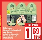 Vegane Schinkenwürfel oder Bacon von Billie Green im aktuellen EDEKA Prospekt für 1,69 €