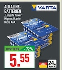 Alkaline-Batterien im Angebot bei Marktkauf in Bielefeld Alkaline-Batterien Angebote von Varta bei Marktkauf Bielefeld für 5,55 €