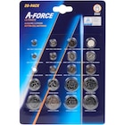 Piles boutons lithium A-Force - A-Force en promo chez Action Piles boutons lithium A-Force - A-Force dans le catalogue Action