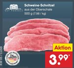 Schweine-Schnitzel Angebote von Gut Ponholz bei Netto Marken-Discount Erfurt für 3,99 €