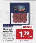 Aktuelle Mettwurst Angebote bei combi in Osnabrück Aktuelles Mettwurst geschnitten Angebot bei combi in Osnabrück ab 1,79 €