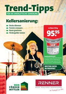 Renner Prospekt Trend-Tipps für die energetische Sanierung mit  Seiten in Hurlach und Umgebung