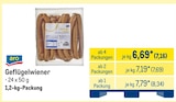 Aero im METRO Prospekt Geflügelwiener von aro im aktuellen METRO Prospekt für 7,16 €