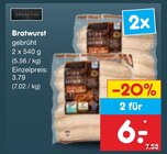 Bratwurst gebrüht Angebote bei Netto Marken-Discount Nordhorn für 6,00 €