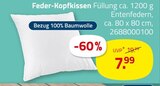 Feder-Kopfkissen Angebote bei ROLLER Neu-Ulm für 7,99 €