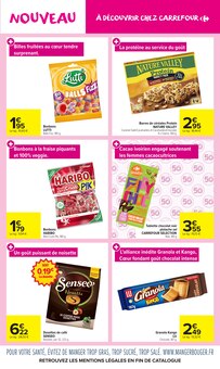 Promotion Bonbons dans le prospectus Carrefour Market, valable du 07/07/2026 au 27/07/2026 Promo Bonbons dans le catalogue Carrefour Market du moment à la page 5