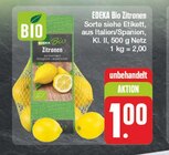 Zitronen Angebote von Edeka Bio bei EDEKA Coburg für 1,00 €