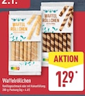 Waffelröllchen mit Vanillegeschmack im aktuellen ALDI Nord Prospekt