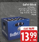 Gaffel Kölsch Angebote bei EDEKA Leverkusen für 13,99 €