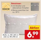 Dekokissen Angebote von DEKOR bei Netto Marken-Discount Gummersbach für 6,99 €