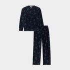 Ensemble pyjama effet polaire 2 pièces bleu marine garçon - La Halle Ensemble pyjama effet polaire 2 pièces bleu marine garçon à 9,99 € dans le catalogue La Halle