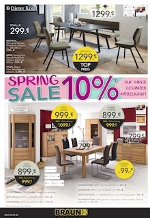 Aktueller BRAUN Möbel-Center Prospekt "SPRING SALE" Seite 2 von 20 Seiten für Reichenau