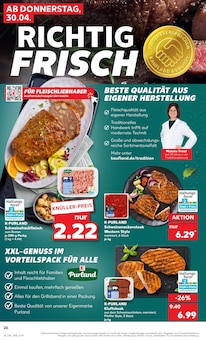 Hackfleisch im Kaufland Prospekt "KNÜLLER" mit 67 Seiten (Bremerhaven)