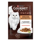 Aktuelles GOURMET A la Carte mit Lachs an feinem Gartengemüse 85 g Angebot bei Zookauf in Leverkusen ab 0,49 €